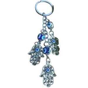 I bought this in Israel This is a Hamsa Hand and Evil Eye keychain 4 protection